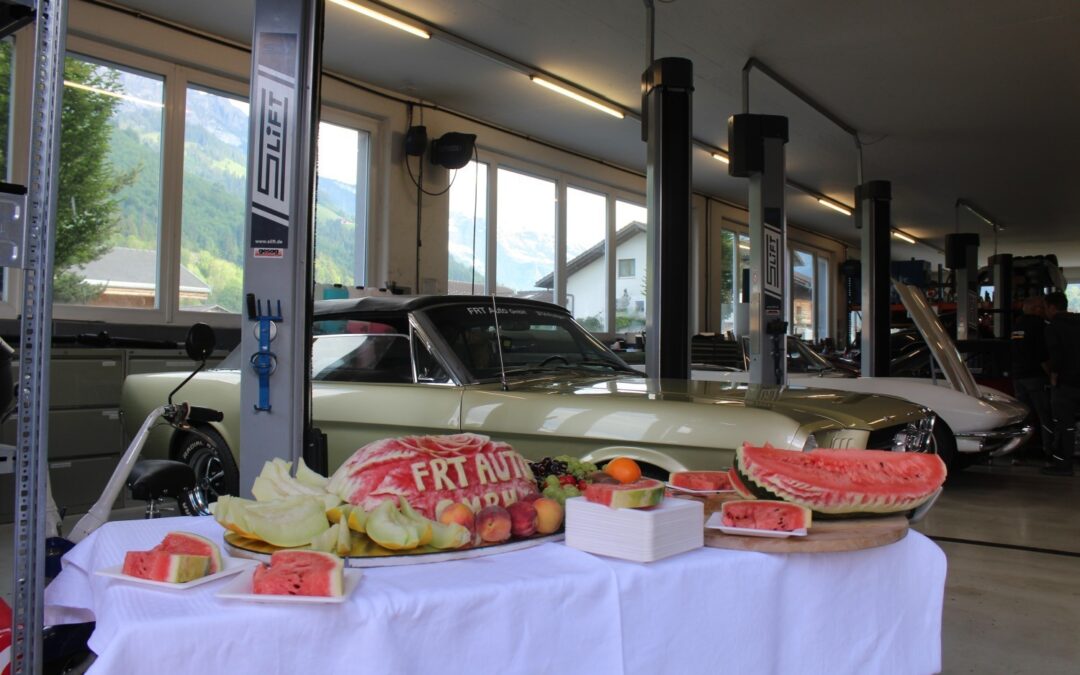 Fyrabe-Apéro, mit Risotto und Fiat Cinquecento